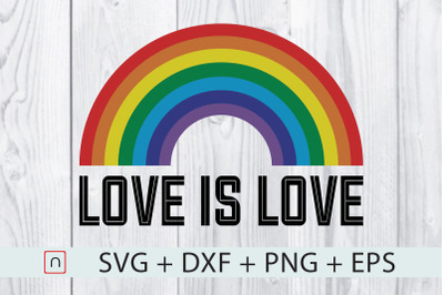 Love Is Love,Gay Pride,LGBT Rainbow svg