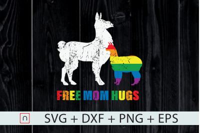 LGBT&2C;Free Mom Hugs&2C;Mama Llama&2C;Gay Pride