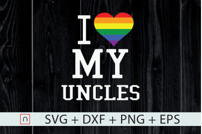 LGBT,Gay Uncles,I Love My Uncles Flag