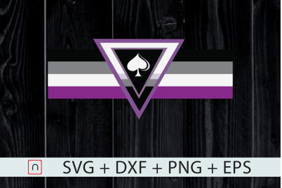 Asexual svg,LGBTQ Ace,LGBT cut files