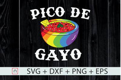 Pico De Gayo,Rainbow LGBT,Gay Pride Flag