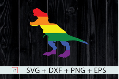 Dino Pride Rainbow Flag,LBGT Dinosaur