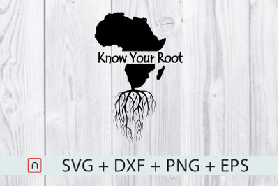 Know Your Root,Africa Root Map Proud