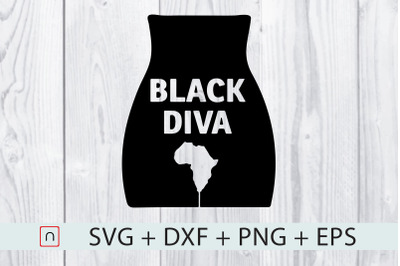 Black Queen,Africa Map,Black Diva