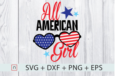 All American Girl Patriotic 4th of July