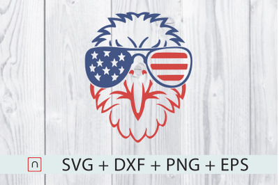 Patriotic Eagle 4th of July USA Flag