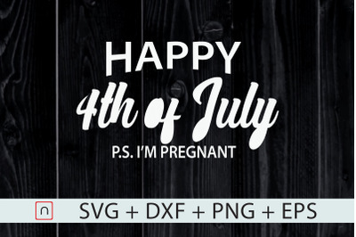 4th of July Pregnancy Announcement