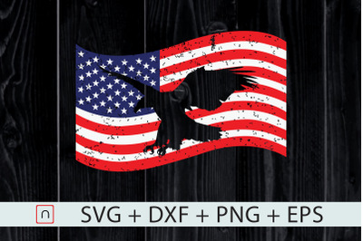 4th of July American Flag Eagle US Flag