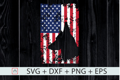 German Shepherd Flag USA Patriotic Dog