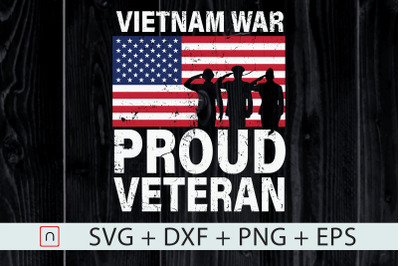 Proud Vietnam War Veteran Military