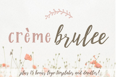 Creme Brulee Font Duo