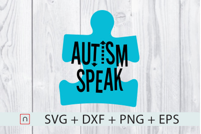 Autism Speak Autism Blue Puzzle