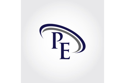 Monogram PE Logo Design