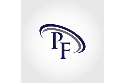 Monogram PF Logo Design
