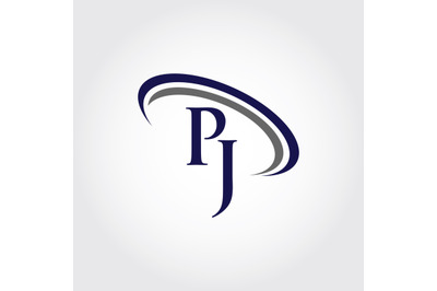 Monogram PJ Logo Design