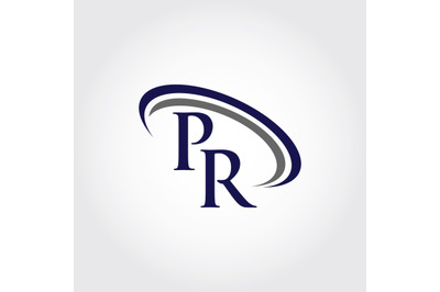 Monogram PR Logo Design