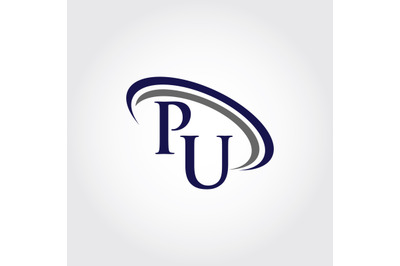 Monogram PU Logo Design