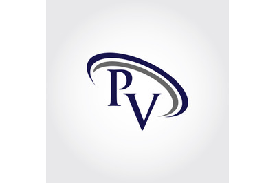 Monogram PV Logo Design