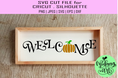 Welcome wood sign svg&2C; fall wood sign svg