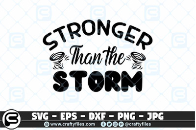 Stronger than the storm SVG cut files for cricut and silhouette