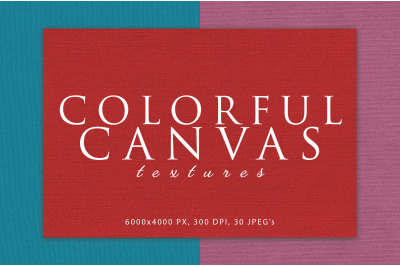 Colorful Canvas Textures