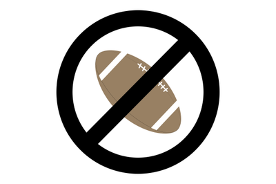 Banning ball for rugby