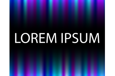 Multicolored glowing brightly striped banner