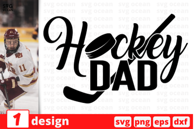 1 HOCKEY DAD, sport&nbsp;quotes cricut svg