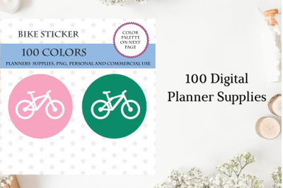 Bike sticker&2C; Bicycle tracker&2C; Bicycle stickers&2C; Bicycle planner stickers