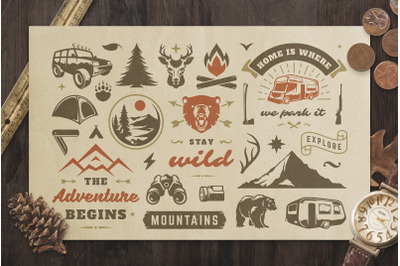 Camping &amp; Outdoor Design Elements