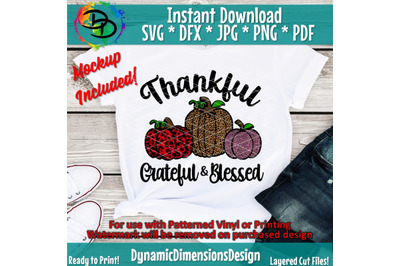 Pumpkin Svg, Pumpkin patch Svg, Patch Svg, Thankful Grateful Blessed S