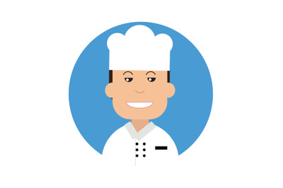 Icon Character Chef Male Cooking Kitchen