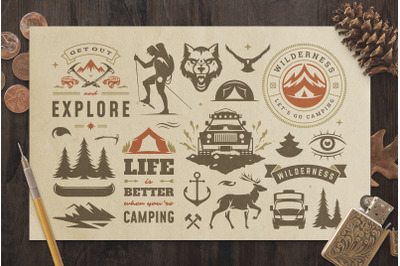 Camping &amp; Outdoor Design Elements