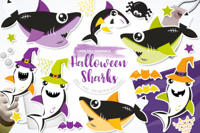 Halloween Sharks