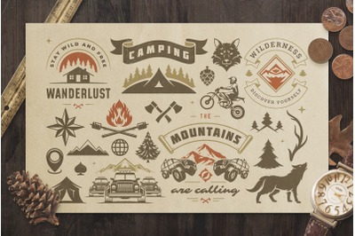 Camping &amp; Outdoor Design Elements