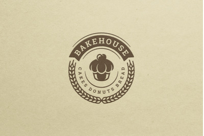 Stylish Logo Template For Bakery