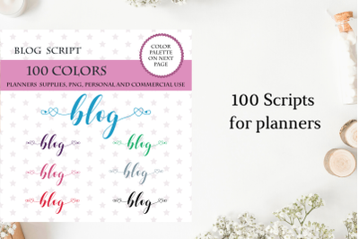 Blog sticker clipart, Blog planner, Blog script