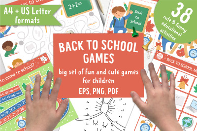 Back to school games and activities for kids