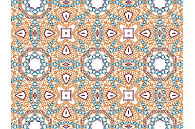 Pattern Abstract Brown Navy Color