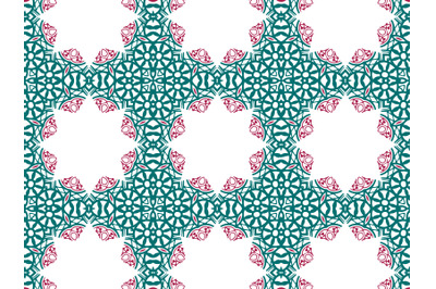 Pattern Abstract Green Purple Color