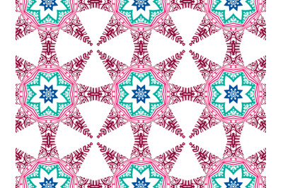 Pattern Abstract Purple Green Blue Color