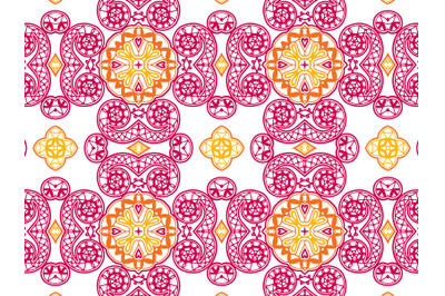 Pattern Abstract Pink Orange Color