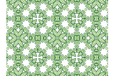 Pattern Abstract Green Color Design