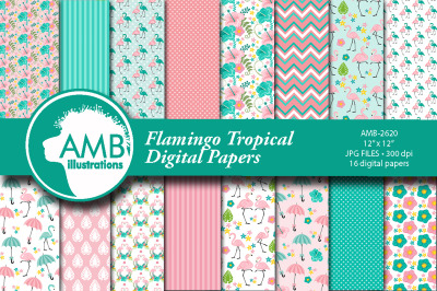 Tropical Flamingo Papers AMB-2620