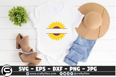 Sunflower SVG yellow Sunflower SVG cut files EPS Png DXF