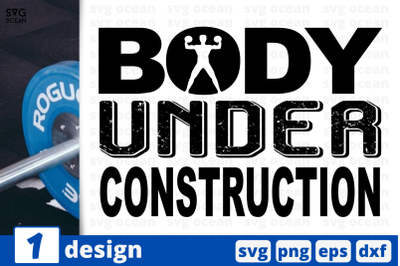 1 BODY UNDER CONSTRUCTION, sport&nbsp;quotes cricut svg