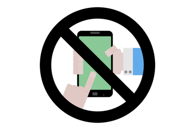 No use phone symbol