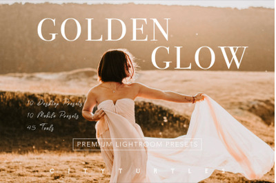 Sunny GOLDEN GLOW Lightroom Desktop + Mobile Presets