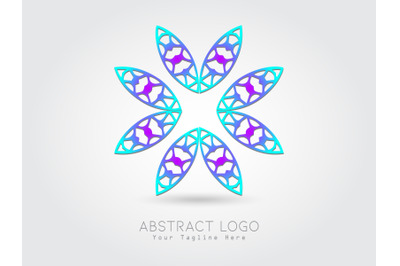 Logo Abstract Gradation Color