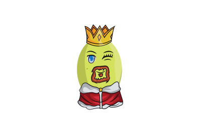 Ambarella Fruit King Cartoon Character